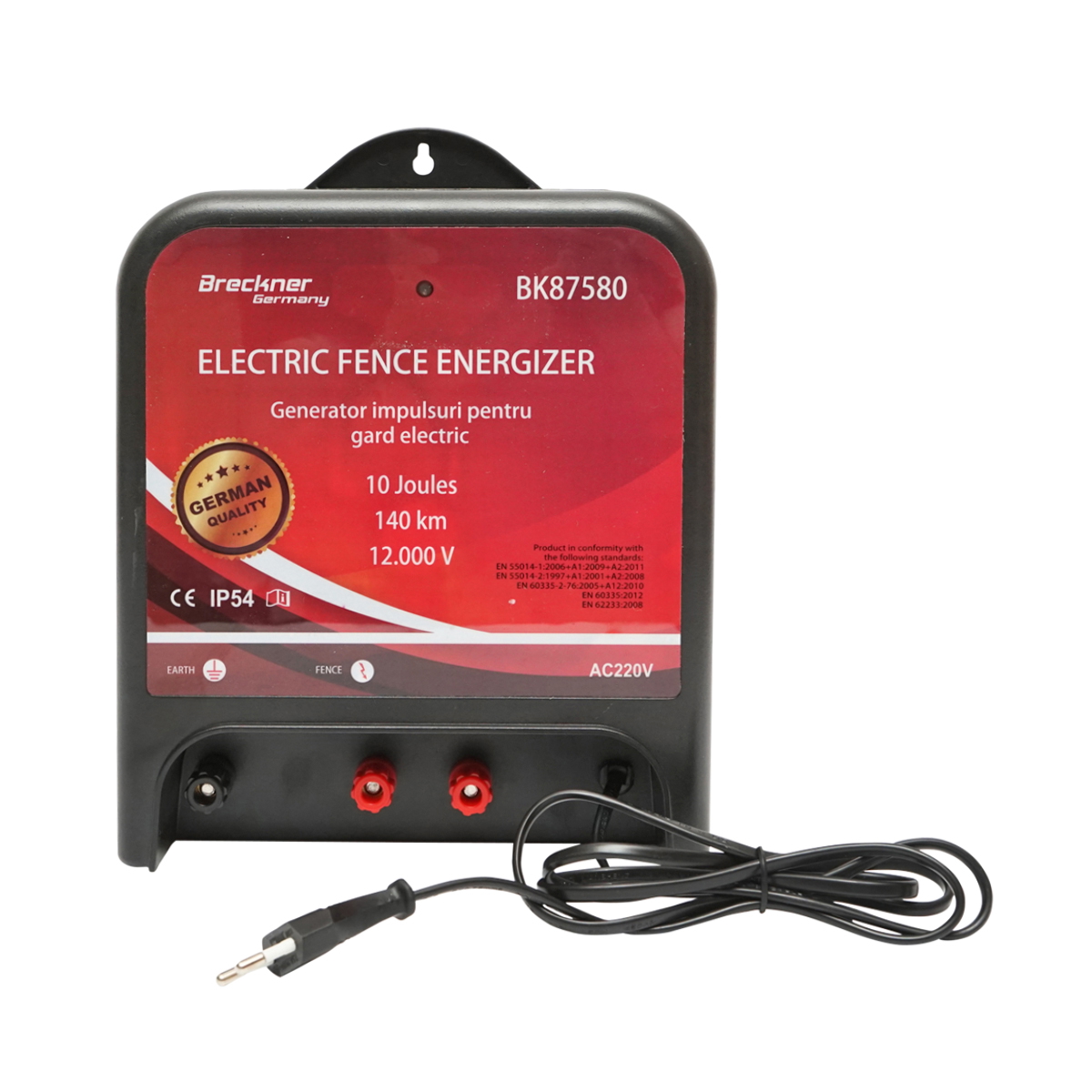 Aparat generator impulsuri DC 220V, 10 Joule, 140km gard electric Breckner Germany