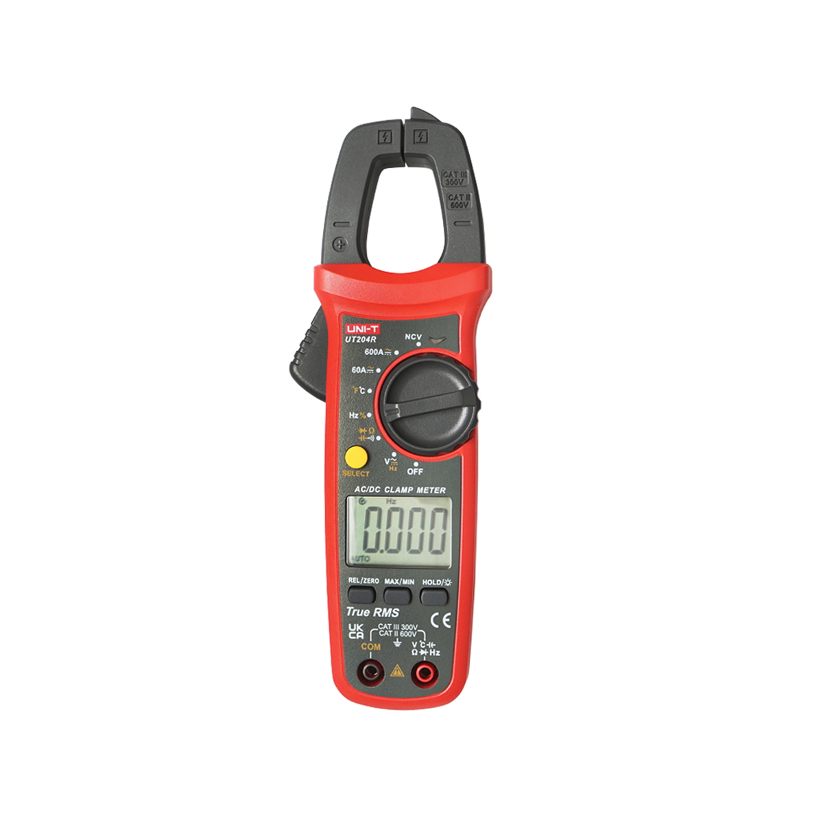Clampmetru digital, cleste ampermetric  UT204R cu 8 functii max 600V, 600A UNI-T